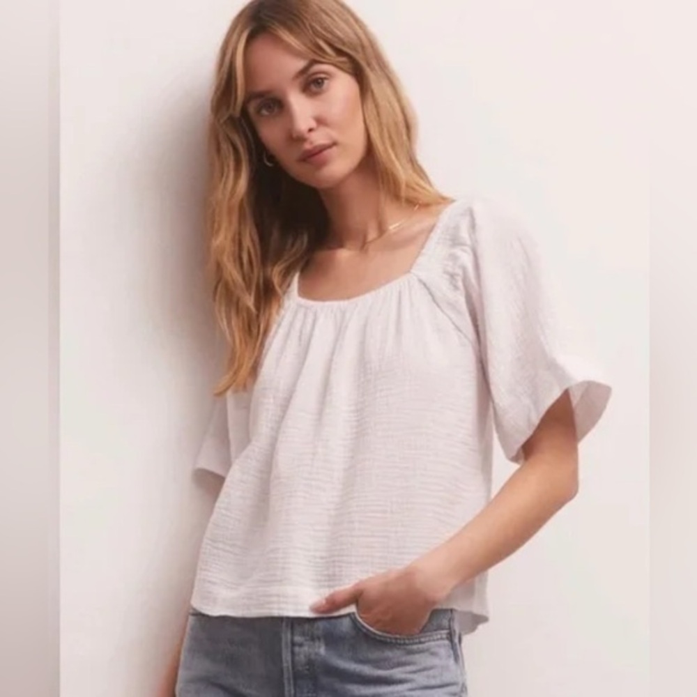 Z Supply White Blouse